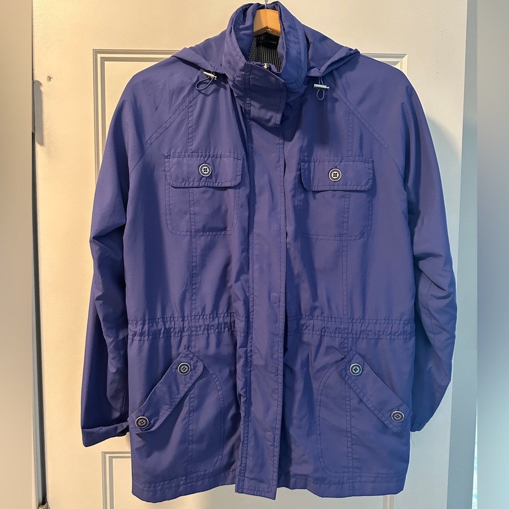 Purple Hooded Jacket